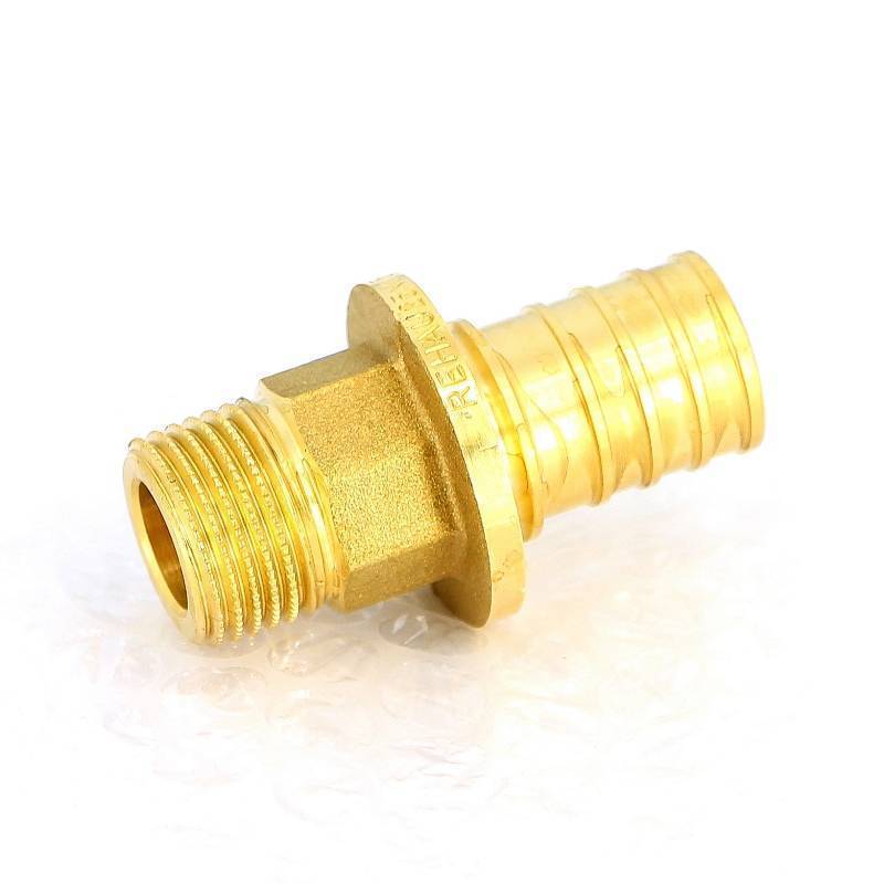 Муфта надвижная REHAU Rautitan RX 25х3/4 с наружной резьбой бронза 13660571001