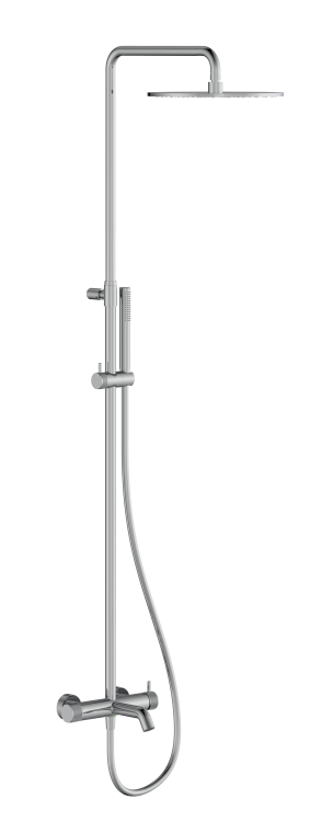 Душевая стойка Splendy Relax P со смесителем золото матовое RP208ZKR30C1GM