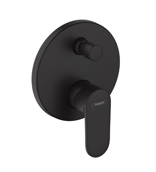 Смеситель для душа Hansgrohe Vernis Blend однорычажный черный матовый 71466670