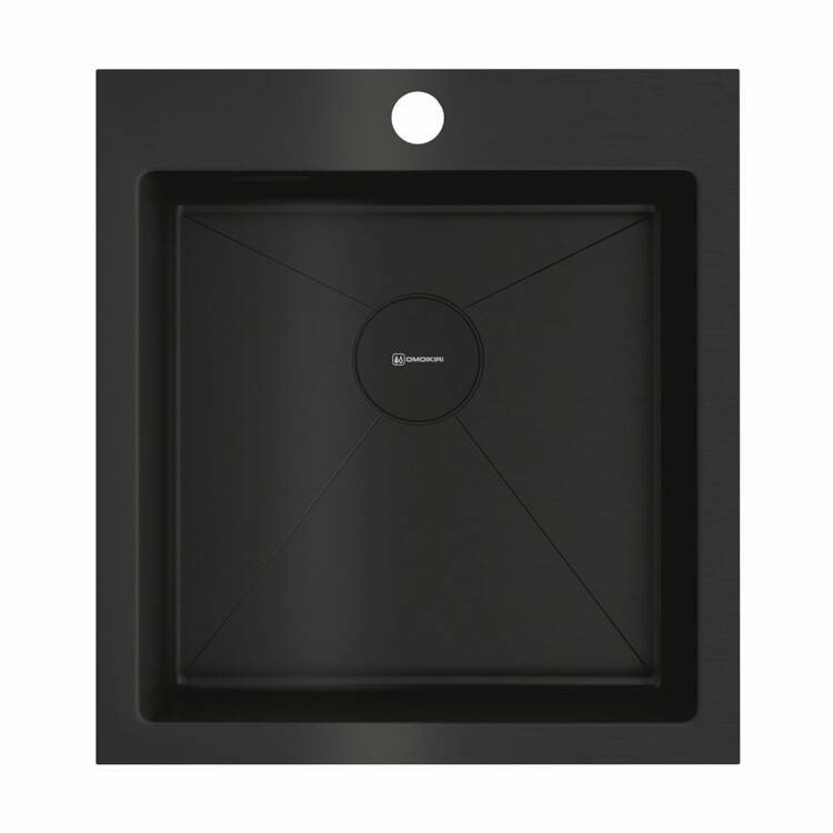 Мойка кухонная OMOIKIRI Akisame 46-GR 460x510 мм графит 4997012