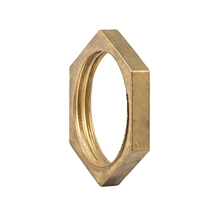 Гайка стопорная Metalit 1 дюйм В латунь без фланца EBF2410