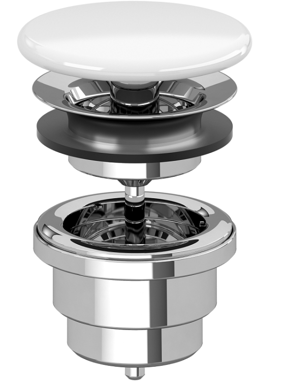 Донный клапан Villeroy & Boch для раковин Stone White 680800RW