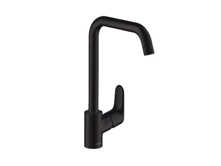 Смеситель для кухни Hansgrohe Focus M41 черный матовый 31820670