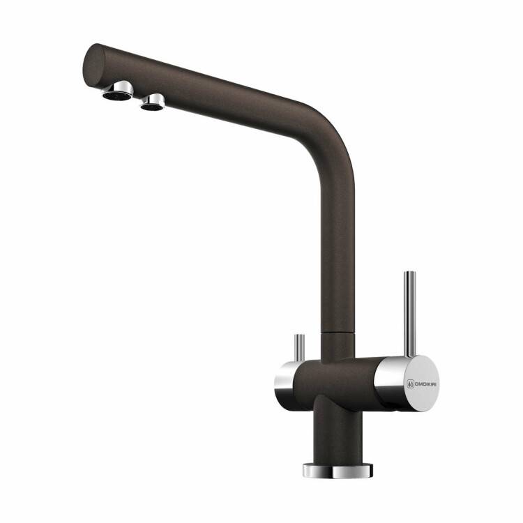 Смеситель для кухни OMOIKIRI Nagano под фильтр темный шоколад 4994048