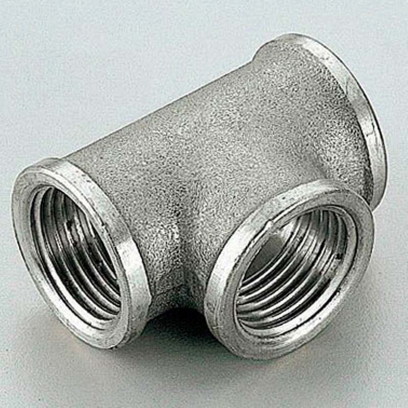 Тройник никелированный Tiemme 2 ВР-ВР-ВР 1500362