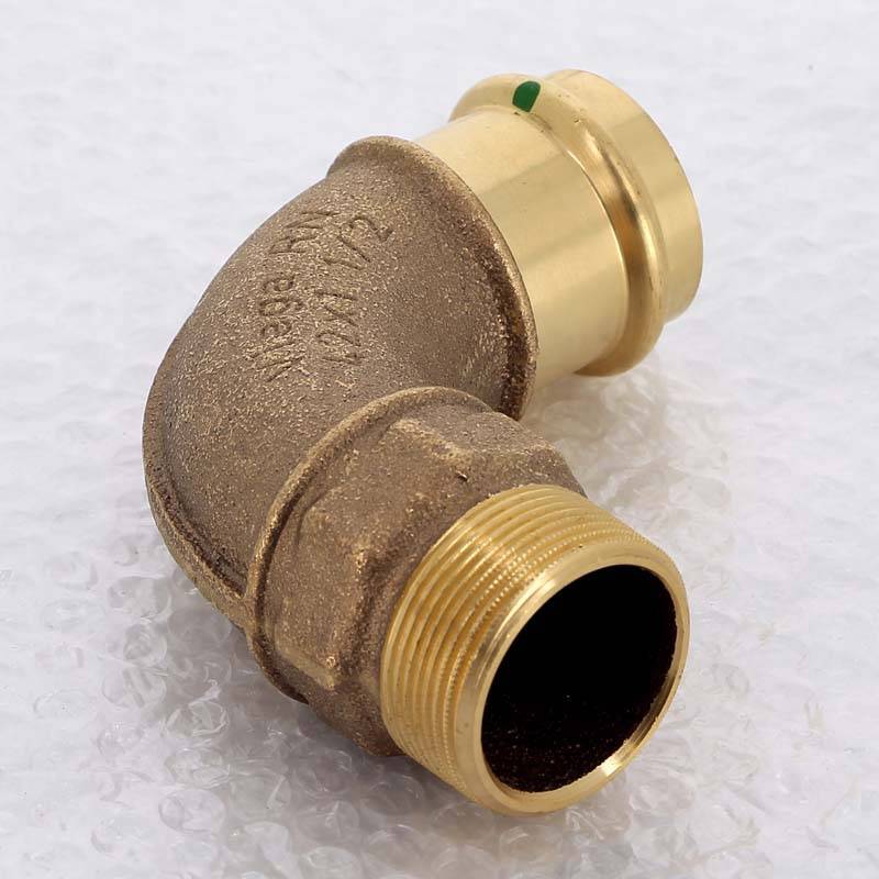 Угол пресс-Н бронза Viega Sanpress 42x1 1/2 128500