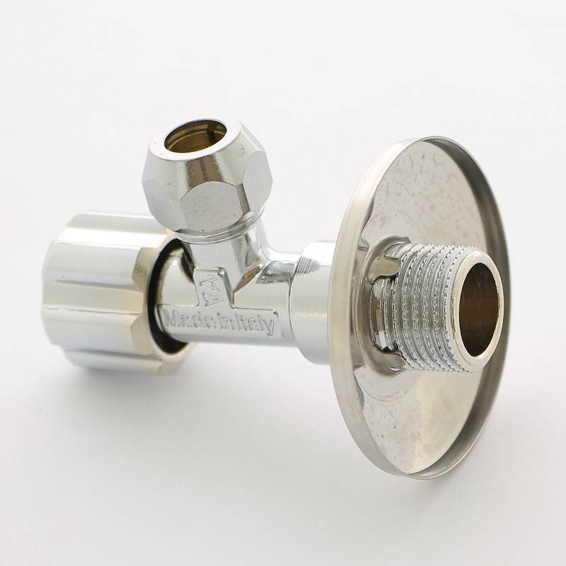 Вентиль для подключения сантехприборов Uni-Fitt 1/2 x 10 мм хромированный пластиковая ручка 186A2500