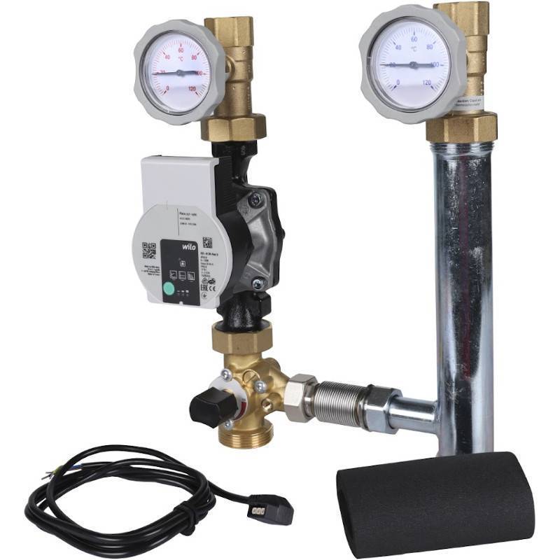 Насосная группа Meibes V-MK 1 со смесителем насос Wilo PARA SC 7.0 подача слева M66833.36WI