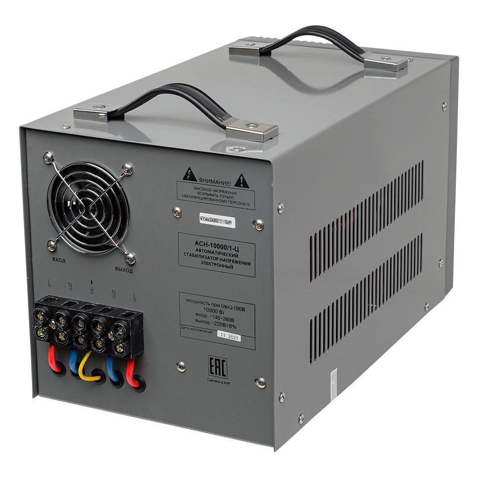 Стабилизатор напряжения Ресанта АСН-10000/1-Ц релейный 10 кВт