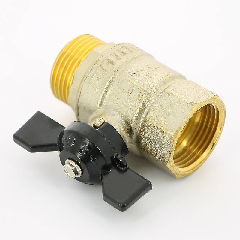 Кран шаровой LD Pride НВ 1 полнопроходной бабочка 47.302.25