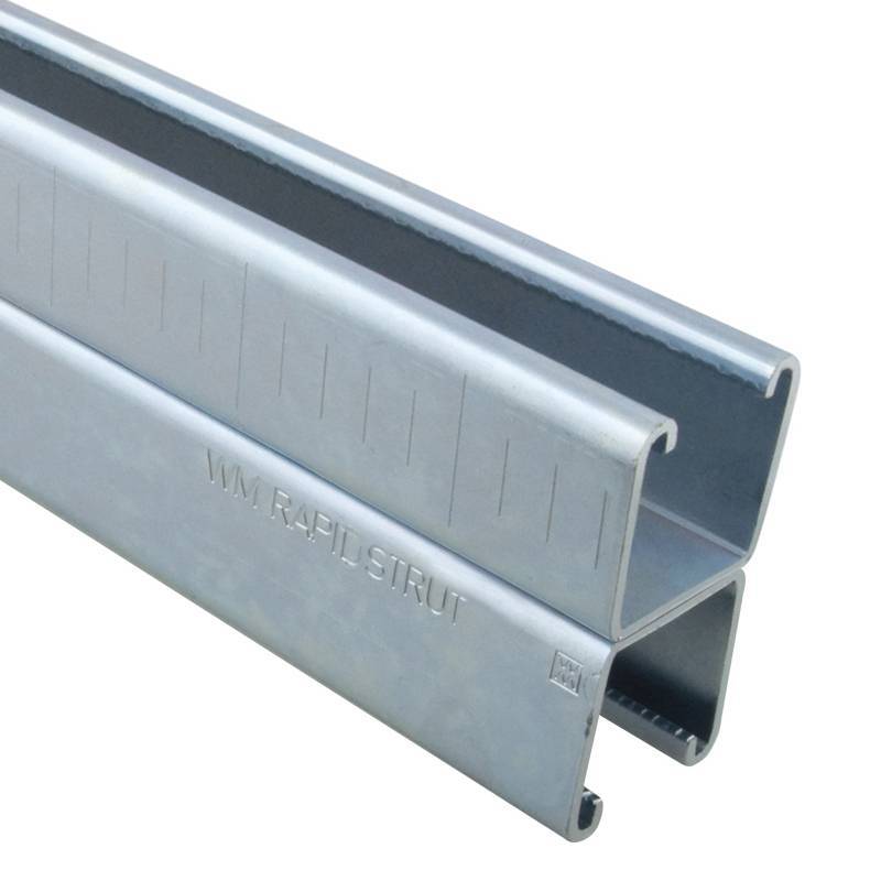 Профиль монтажный двойной Walraven BIS RapidStrut DS 5 (PG) 41x82x2.5 мм 6000 мм 6505646