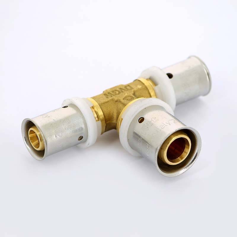 Тройник пресс Uni-Fitt 16x20x16 мм 706G6760