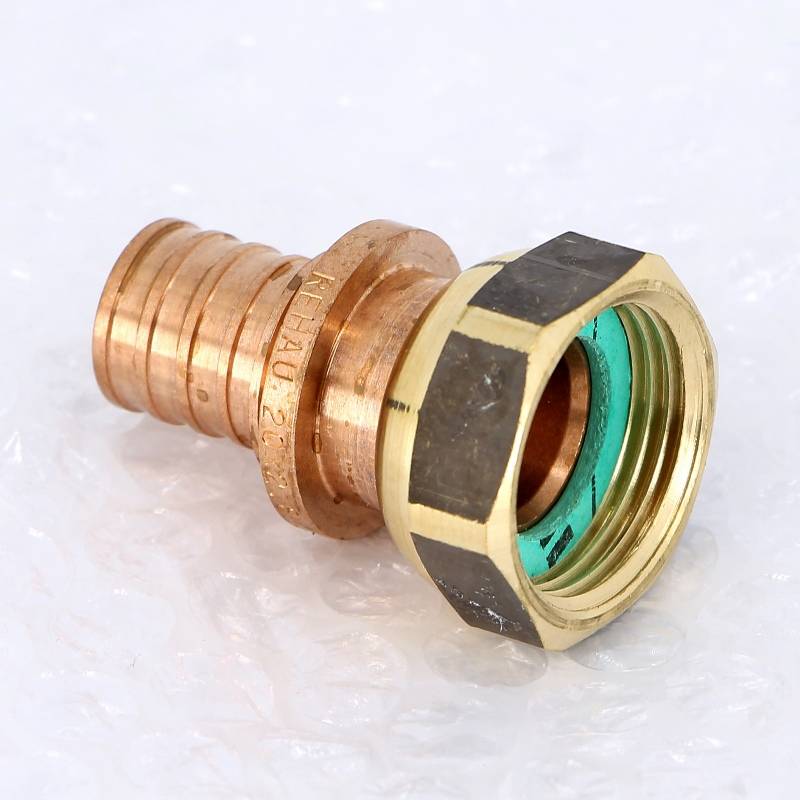 Муфта с накидной гайкой Rehau Rautitan RX+ 20х3/4 бронза 456338