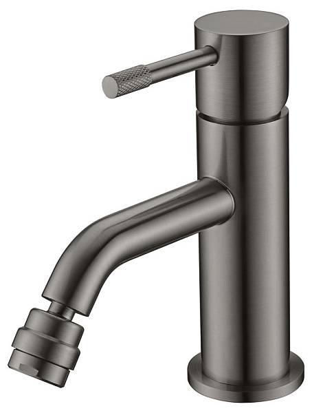 Смеситель для биде Boheme Uno вороненая сталь 466-GM