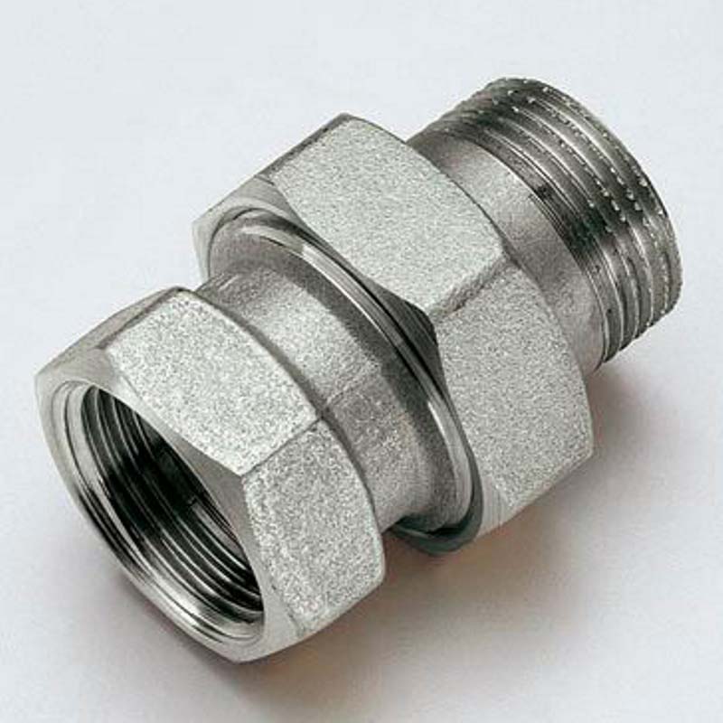 Разъемное соединение Tiemme 1/2 НВ прямое никелированное с прокладкой O-ring 1500073