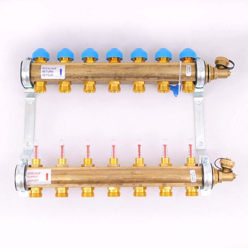 Коллекторная группа Watts HKV/T с расходомерами 1x3/4 EK 7 выходов 10004201