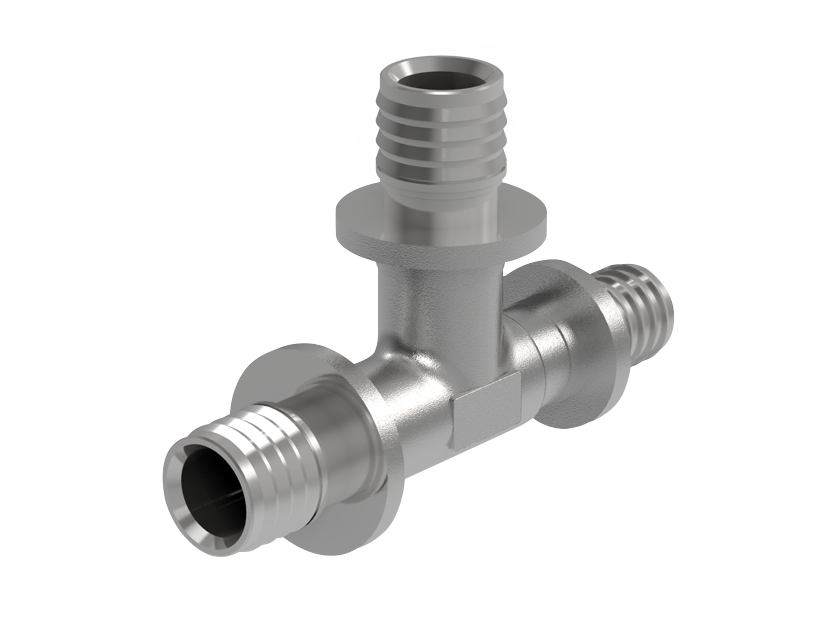 Тройник аксиальный Royal Thermo 16х20х16 мм 90° редукционный латунь НС-1041036