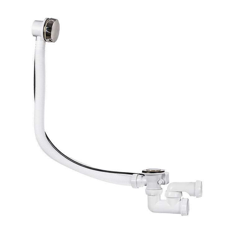 Слив-перелив для ванны Wirquin полуавтомат L700 мм с регулируемым сифоном 30975014