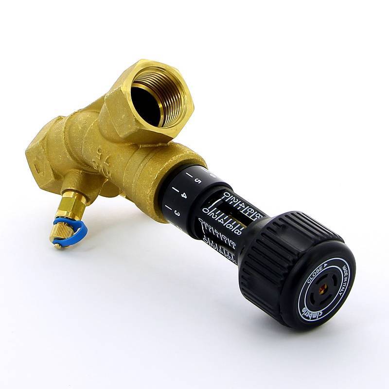 Клапан балансировочный ручной Cimberio CIM 747OT 1 ВВ с 2 ниппелями CIM 747OT N 1