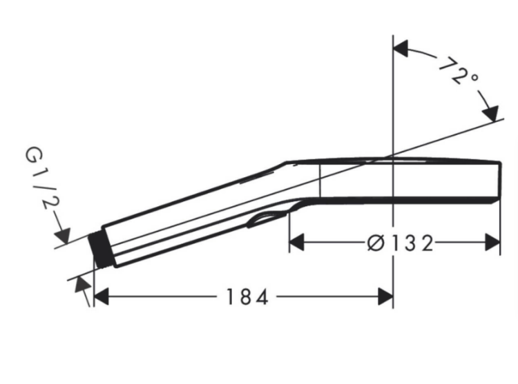 Ручной душ Hansgrohe Rainfinity 130 3jet полированное золото 26864990