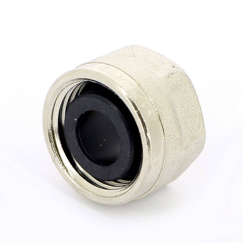 Соединитель для медных труб обжимной Tiemme 12 мм х 1/2 1440005