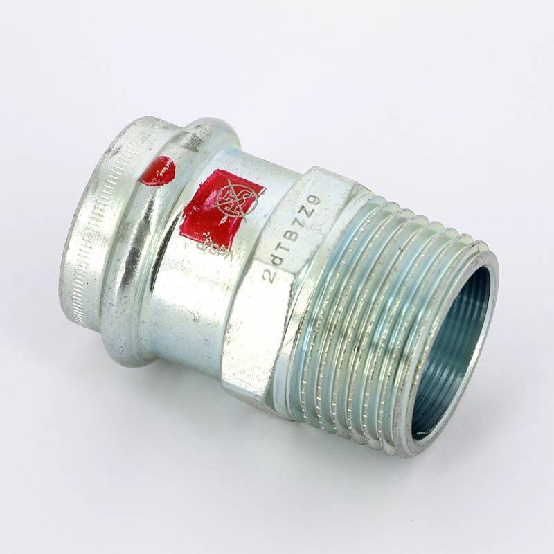 Муфта переходная пресс-Н Viega Prestabo оцинкованная сталь 28х1 559045