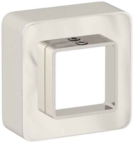 Накладка маскировочная, Сунержа, шгв 50-27-50, нержавеющая сталь, d 27, цвет-сталь (без покрытия)