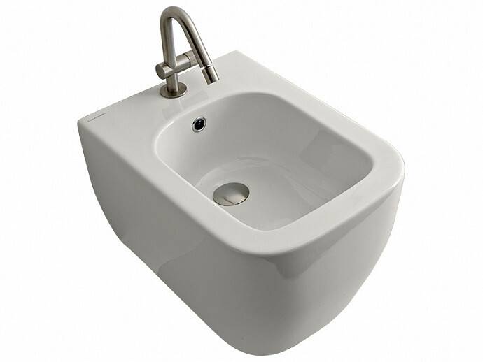 Биде подвесное Scarabeo Teorema 2.0 360х520х310 мм Pearl 5127/41