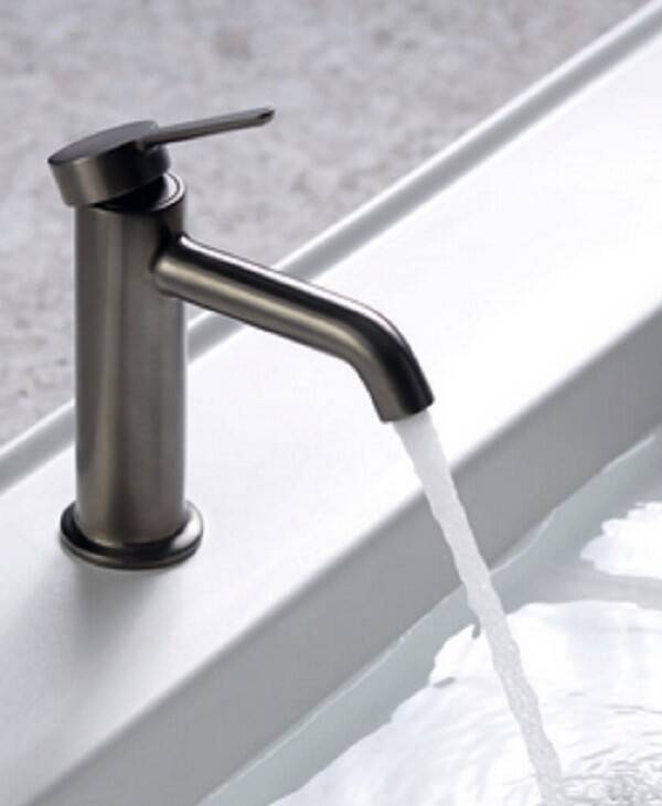 Смеситель для раковины FIMA Carlo Frattini Snap чёрный хром брашированный F3111CS