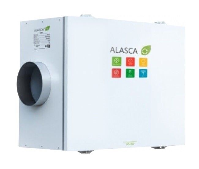 Вытяжная вентиляционная установка Alasca KL500EC 500 м³/ч