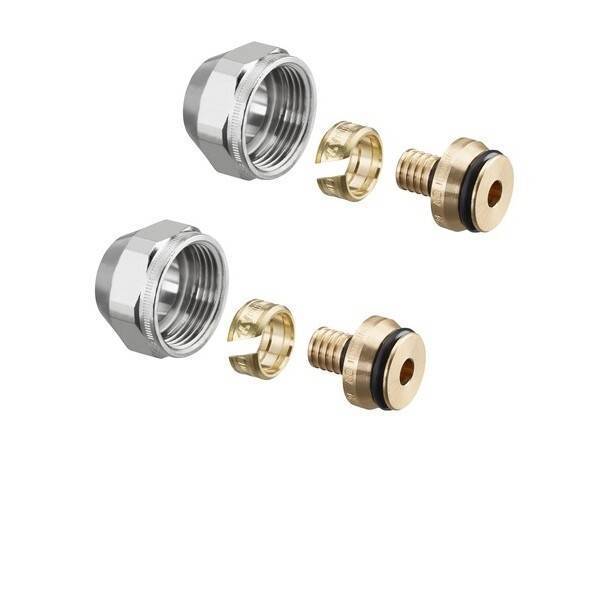 Присоединительный набор Oventrop Cofit S 3/4 x 16x2 мм латунь никелированный 2 шт 1507935