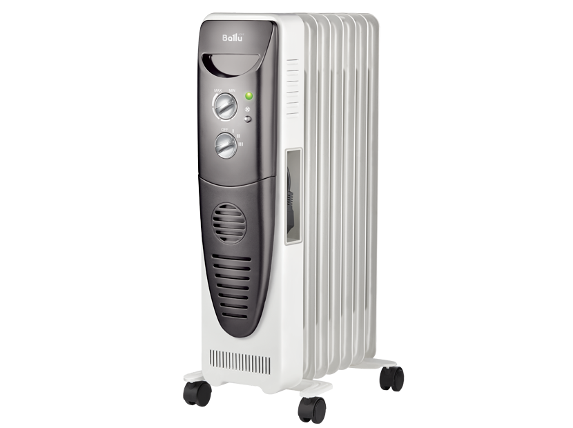 Масляный радиатор Ballu Turbo BOH/TB-07FH 1500 Вт 7 секций с тепловентилятором BOH/TB-07FH