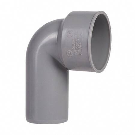 Отвод канализационный сифонный Ostendorf HT HTSW 90° 50/40 мм RAL 7037 112940