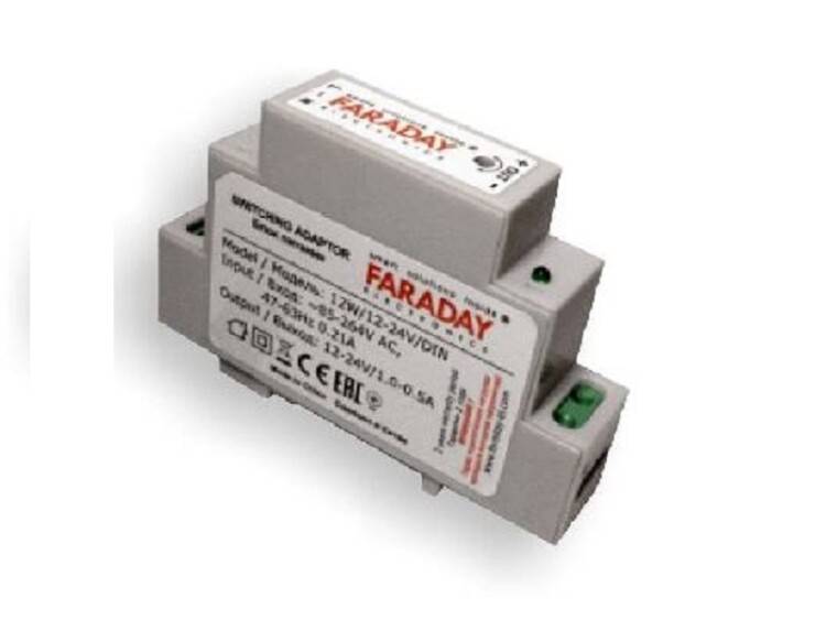 Блок питания на DIN-рейку Faraday 12Вт 12-24В 12W/12-24V/DIN