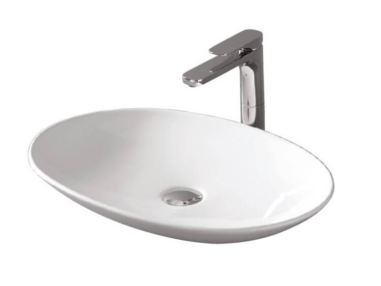 Раковина накладная Artceram La Fontana 600х420х95 мм белый глянцевый LFL001 01 00