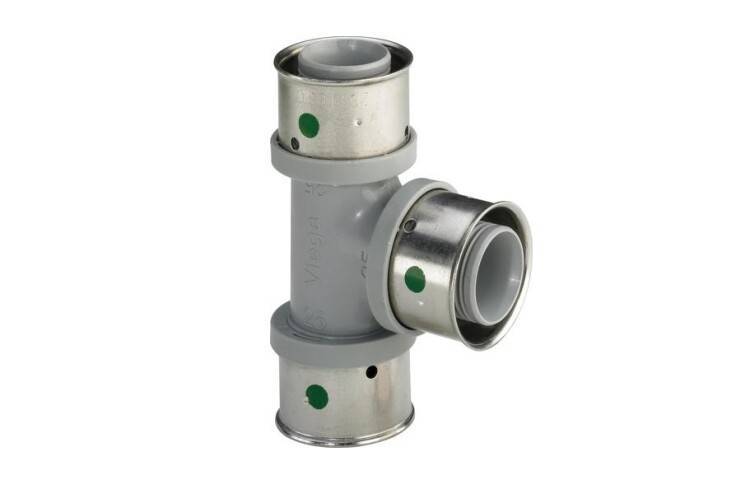 Тройник пресс Viega Pexfit Pro 20 мм 608804