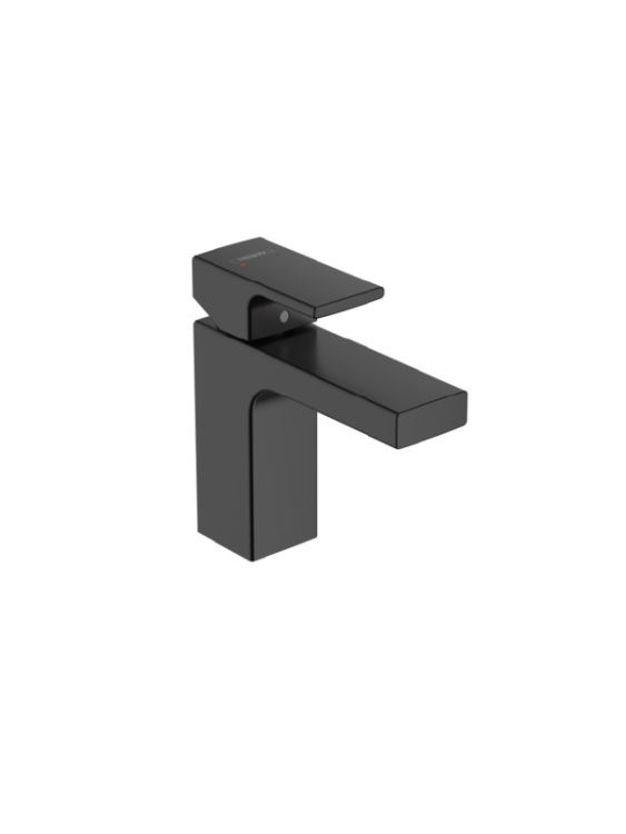 Смеситель для раковины Hansgrohe Vernis Shape 100 черный матовый 71561670