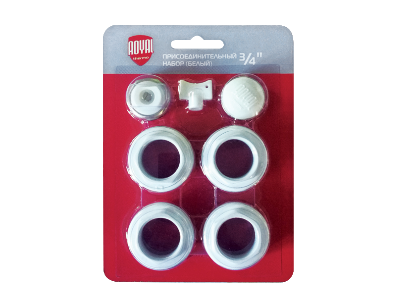 Набор присоединительный Royal Thermo 3/4 White RTE 07.0006