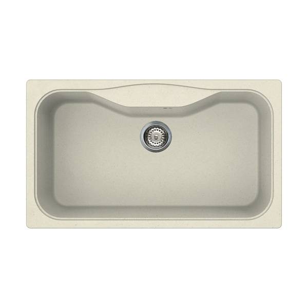 Кухонная мойка Omoikiri Maru 86-BE Tetogranit 86x50 см ваниль 4993139