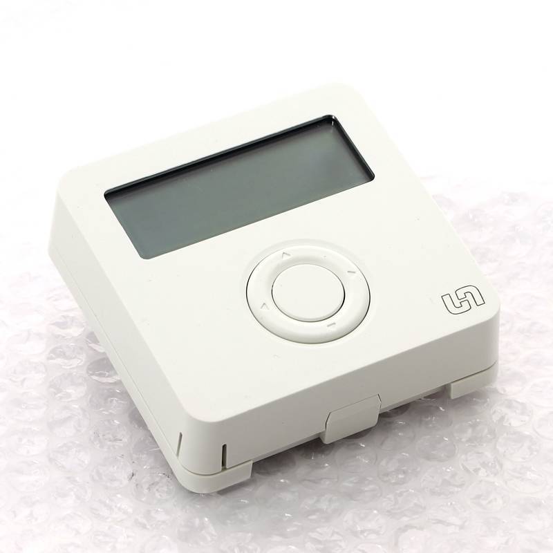 Термостат комнатный электронный Uni-Fitt RT НО/НЗ с дисплеем проводной 341I2000