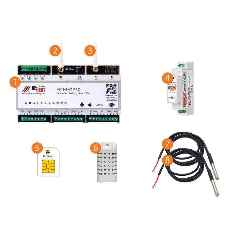 Контроллер отопления ЭВАН MyHeat PRO 6284