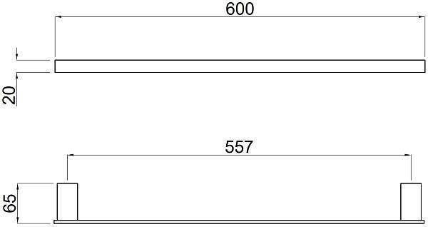 Полотенцедержатель Allen Brau Infinity хром 6.21011-00