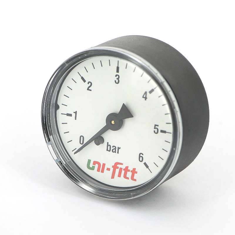 Манометр аксиальный Uni-Fitt 50 мм 10 бар 1/4 300P3020