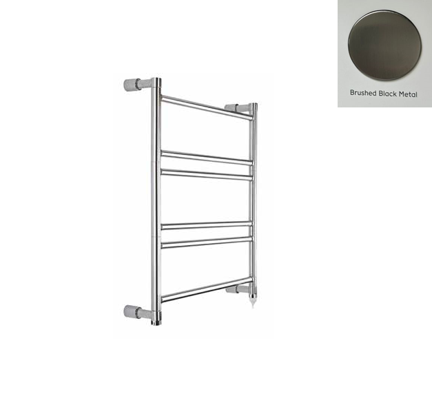Полотенцесушитель электрический Margaroli Mini 500x622 мм Box справа Brushed black metal PVD 358647BBMPVD