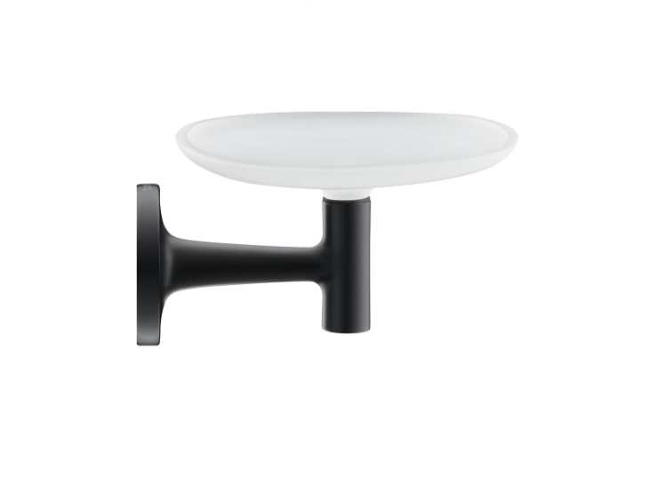 Мыльница Duravit Starck T 140х119 мм черная матовая 0099334600