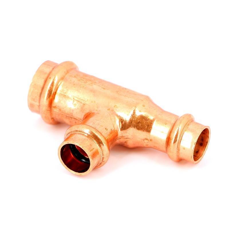 Тройник пресс IBP 22х15х15 мм медь P5130 02215015