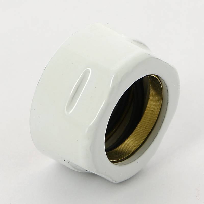 Соединитель для медной трубы Carlo Poletti 18 мм белый A58411E