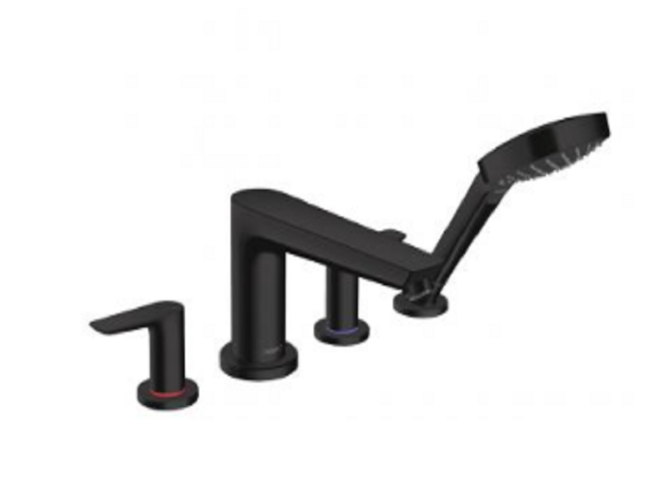 Смеситель для ванны Hansgrohe Talis E скрытого монтажа черный матовый 71748670