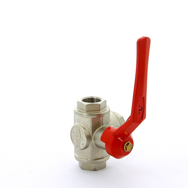 Кран шаровой трехходовой ITAP 128 L-порт рычаг 3/4 ВВ 1280034L