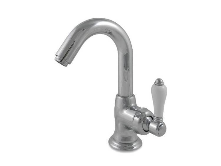 Смеситель для раковины Nicolazzi Petit Mont Blanc однорычажный высокий излив Swarovski бронза 3454BZ76C